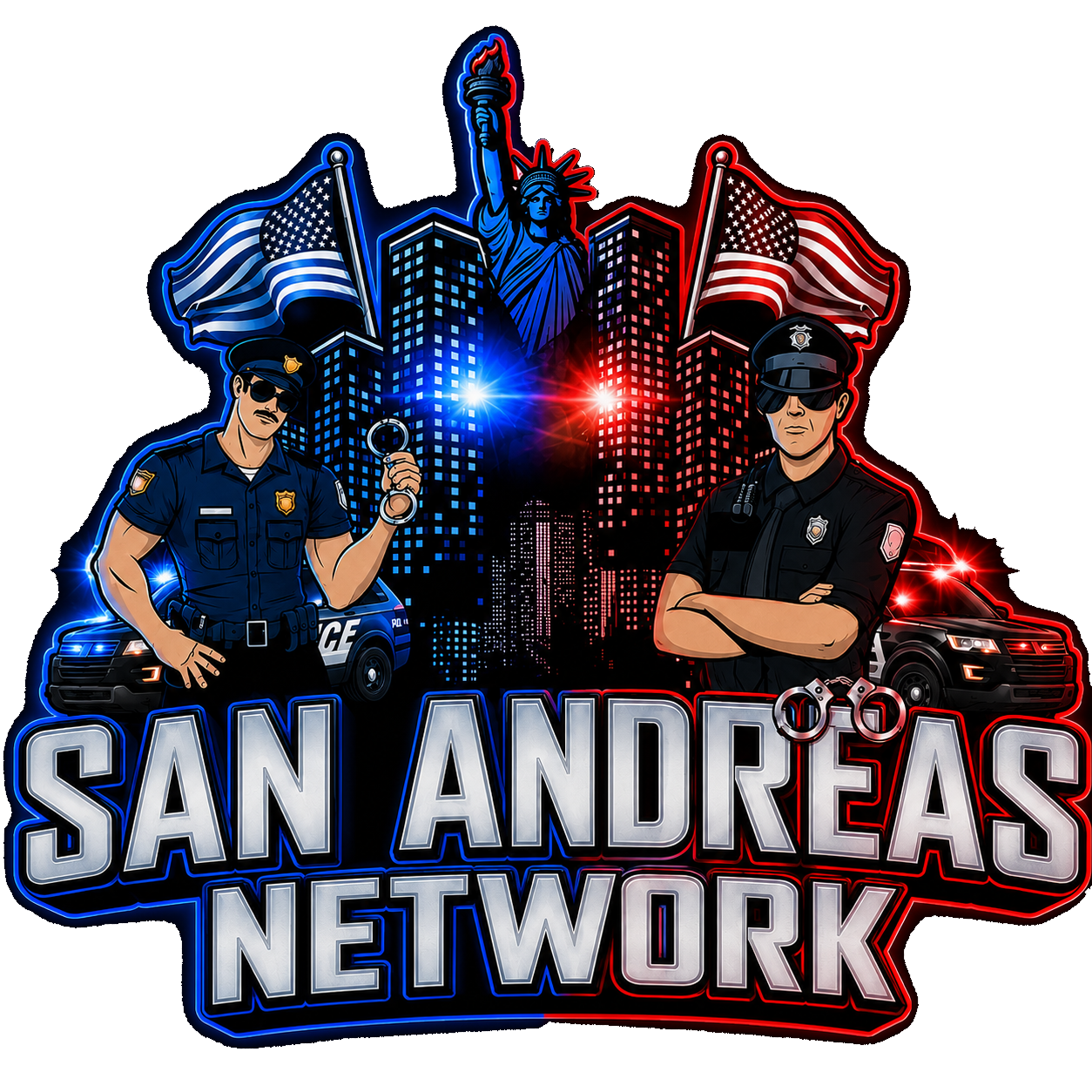 San Andreas Network emblem